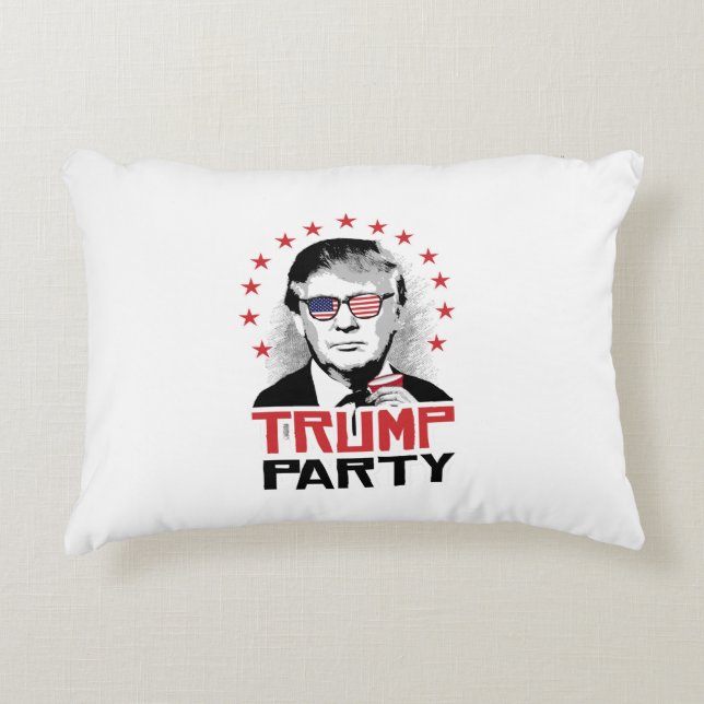 Trump Party 2016 Decoratief Kussen (Voorkant)