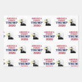 Trump Patriotic Design Inpakpapier Vel (Voorkant 3)