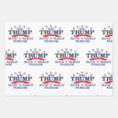 Trump Patriotic Design Inpakpapier Vel (Voorkant 2)