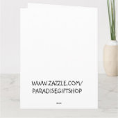 TRUMP PATRIOTIC FUNNY BIRTHDAY Wenskaart Kaart (Achterkant)