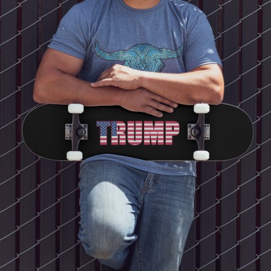 TRUMP PATRIOTIC SKATEBOARDS SKATEBOARD DECK (Buiten 3)