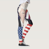 TRUMP PATRIOTIC YOGA PANTS LEGGINGS (Rechts)