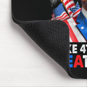 Trump Patriottisch Vuurwerk maken 4 juli geweldig  Muismat (Hoek)