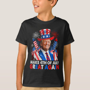 Trump Patriottisch Vuurwerk maken 4 juli geweldig  T-shirt