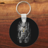 Trump Patriottische Gangster - Anti-liberale Repub Sleutelhanger (Voorkant)