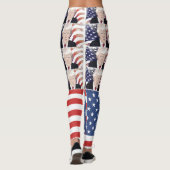 TRUMP PATRIOTTISCHE YOGA BROEK LEGGINGS (Achterkant)