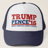 Trump Pence '16 Trucker Pet (Voorkant)