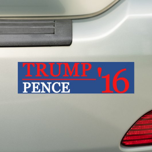Trump Pence 2016 Bumpersticker (Op auto)
