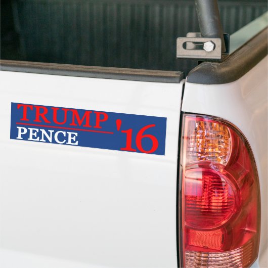 Trump Pence 2016 Bumpersticker (Op Truck)