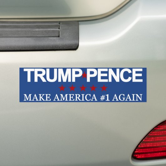 Trump Pence 2016 Bumpersticker (Op auto)