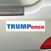 Trump Pence 2016 Bumpersticker (Op auto)
