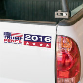 Trump/Pence 2016 bumpersticker (Op Truck)