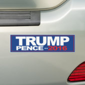 Trump Pence 2016 - Bumpersticker - (Op auto)