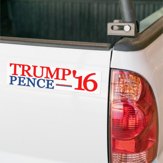 Trump Pence 2016 Bumpersticker (Op Truck)