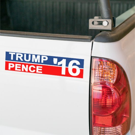 Trump Pence 2016 Bumpersticker (Op Truck)