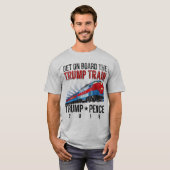  Trump Pence 2016 Donald Trump Trein T-shirt (Voorkant volledig)
