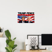 Trump Pence 2016 Foto Poster (Thuiskantoor)