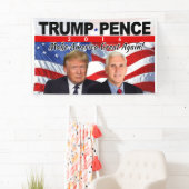 Trump Pence 2016 Foto Spandoek (Insitu)