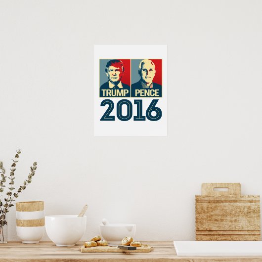 Trump Pence 2016 Poster - - (Keuken)