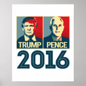 Trump Pence 2016 Poster - - (Voorkant)