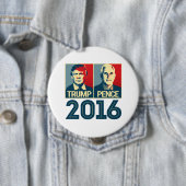 Trump Pence 2016 Poster - -  Ronde Button 4,0 Cm (In situ)
