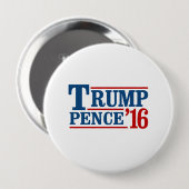 Trump Pence 2016 - -  Ronde Button 4,0 Cm (Voorkant /achterkant)