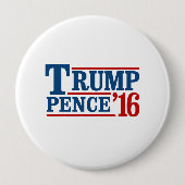Trump Pence 2016 - - Ronde Button 4,0 Cm (Voorkant)