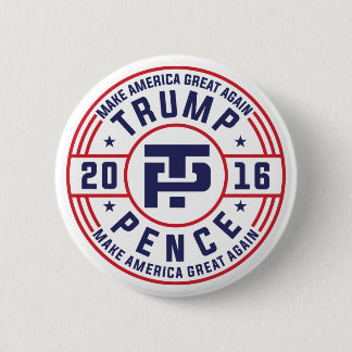 Trump Pence 2016 Ronde Button 5,7 Cm