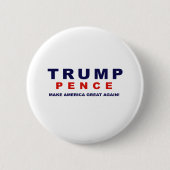 Trump Pence 2016 - Ronde Button 5,7 Cm (Voorkant)