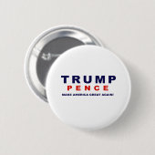 Trump Pence 2016 - Ronde Button 5,7 Cm (Voorkant /achterkant)