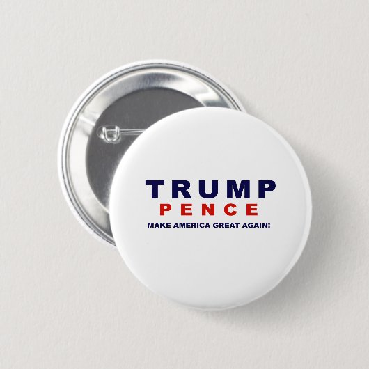 Trump Pence 2016 - Ronde Button 5,7 Cm (Voorkant /achterkant)