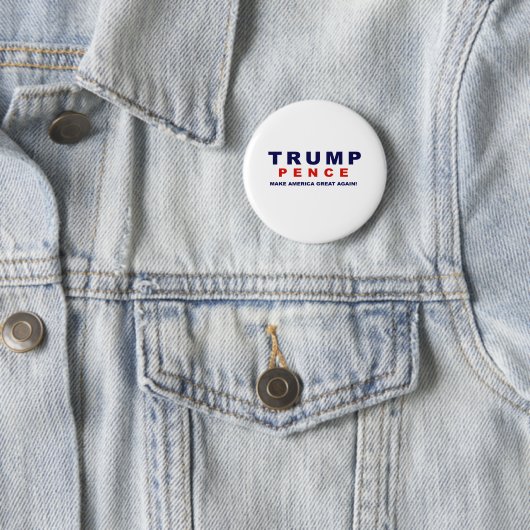 Trump Pence 2016 - Ronde Button 5,7 Cm (In situ)