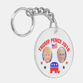 TRUMP PENCE 2016 SLEUTELHANGER (Voorkant Links)