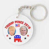 TRUMP PENCE 2016 SLEUTELHANGER (Achterkant)