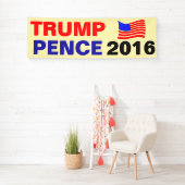 Trump Pence 2016 Spandoek (Insitu)