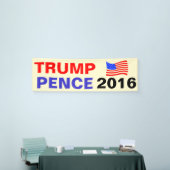 Trump Pence 2016 Spandoek (Beurs)
