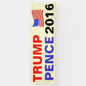 Trump Pence 2016 Spandoek (Verticaal)