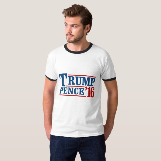 Trump Pence 2016 - -  T-shirt (Voorkant volledig)