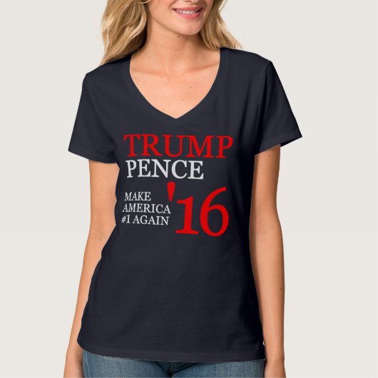 Trump Pence 2016 T-shirt (Voorkant)