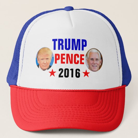 TRUMP PENCE 2016 TRUCKER PET (Voorkant)