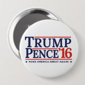 Trump Pence 2016 VerkiezingsButton Ronde Button 4,0 Cm (Voorkant /achterkant)