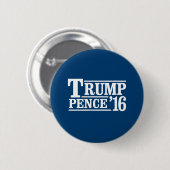 Trump Pence 2016 - white - - Ronde Button 5,7 Cm (Voorkant /achterkant)