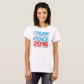 Trump Pence 2016 Women's T-Shirt (Voorkant volledig)