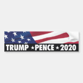 Trump Pence 2020 Bumpersticker (Voorkant)