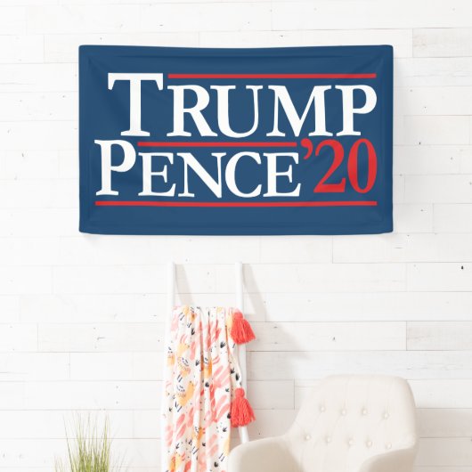 Trump Pence 2020 -  Reagan Design Spandoek (Insitu)