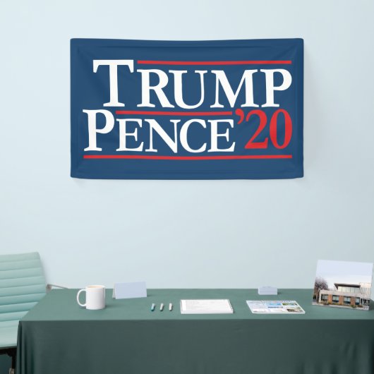 Trump Pence 2020 -  Reagan Design Spandoek (Beurs)