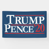 Trump Pence 2020 -  Reagan Design Spandoek (Horizontaal)