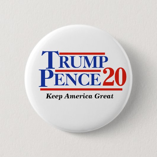 TRUMP PENCE 2020 RONDE BUTTON 5,7 CM (Voorkant)