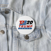 Trump Pence 2020 Ronde Button 7,6 Cm (In situ)