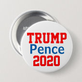 Trump Pence 2020 Ronde Button 7,6 Cm (Voorkant /achterkant)